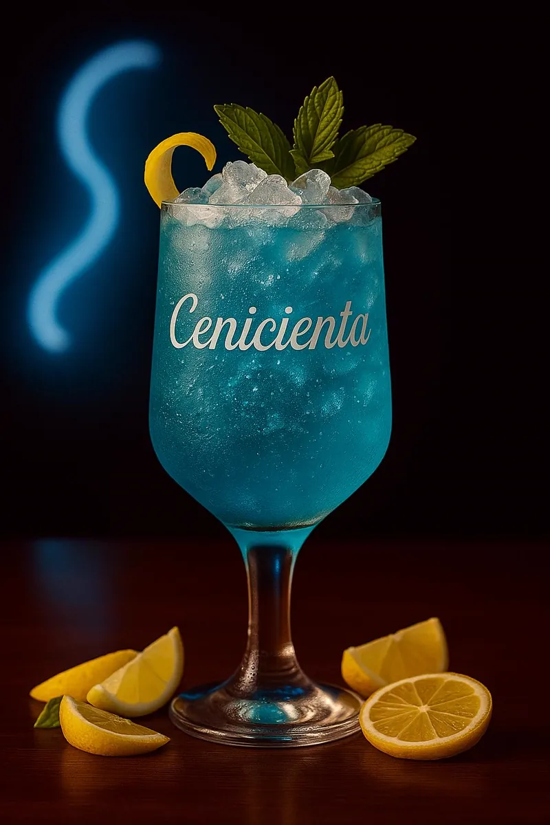 Trago de autor Cenicienta, cóctel de la casa de Princesas Resto Bar
