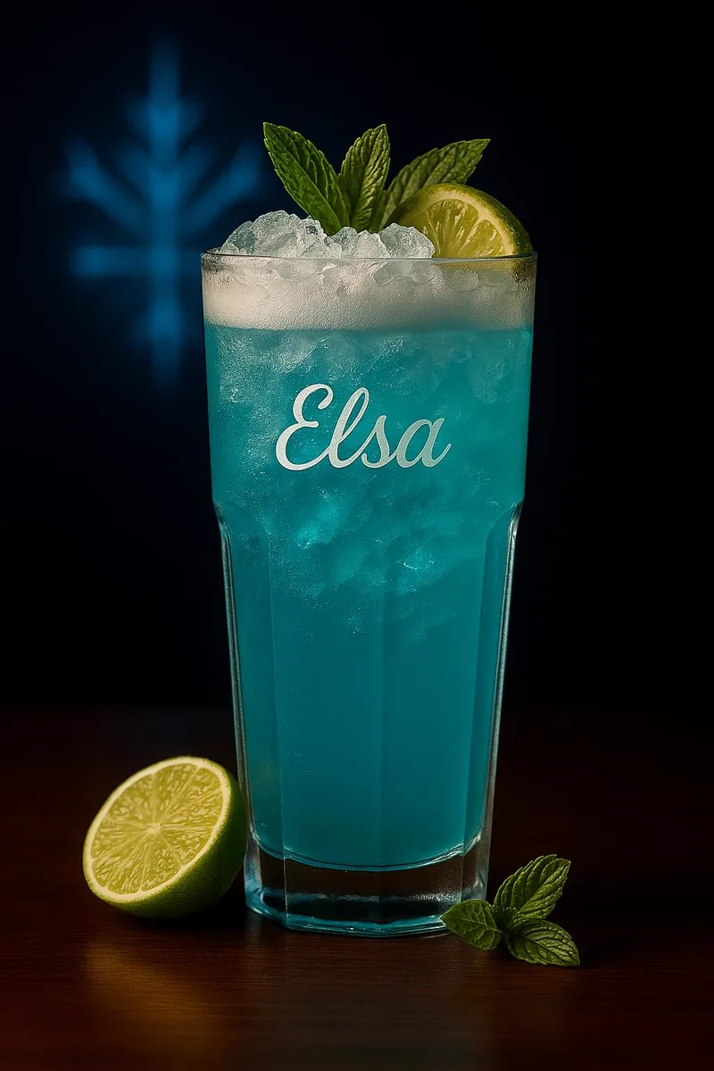 Trago de autor Elsa, cóctel de la casa de Princesas Resto Bar