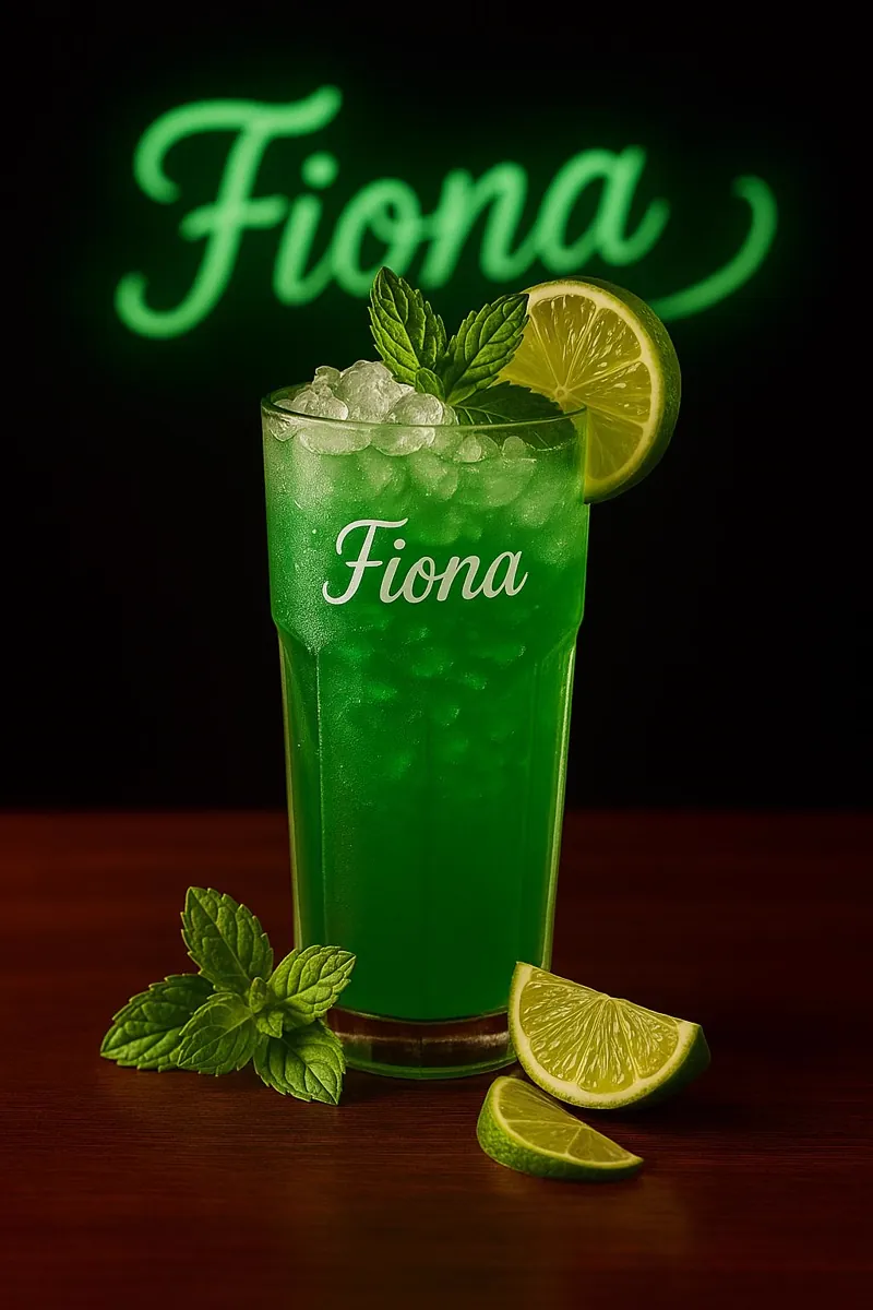 Trago de autor Fiona, cóctel de la casa de Princesas Resto Bar